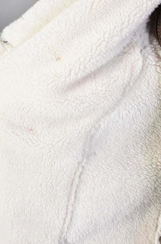 A32P TRECKXA23 SAND Faux Shearling Coat