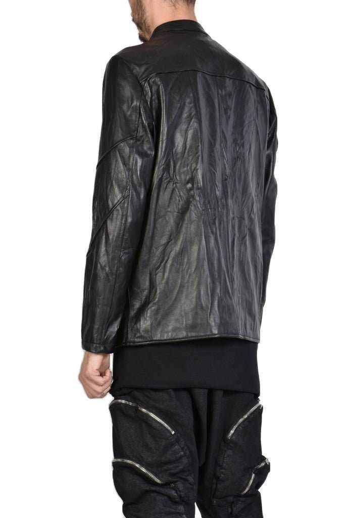 A33B FRECCIA23 BLACK leather sport jacket