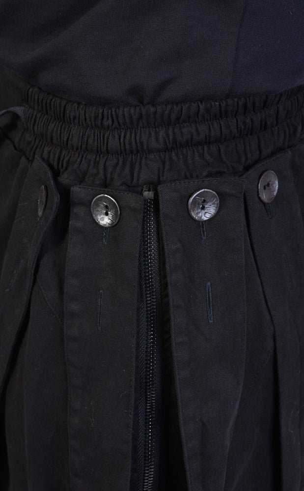 A33B LM018 black Pants Panel Unisex