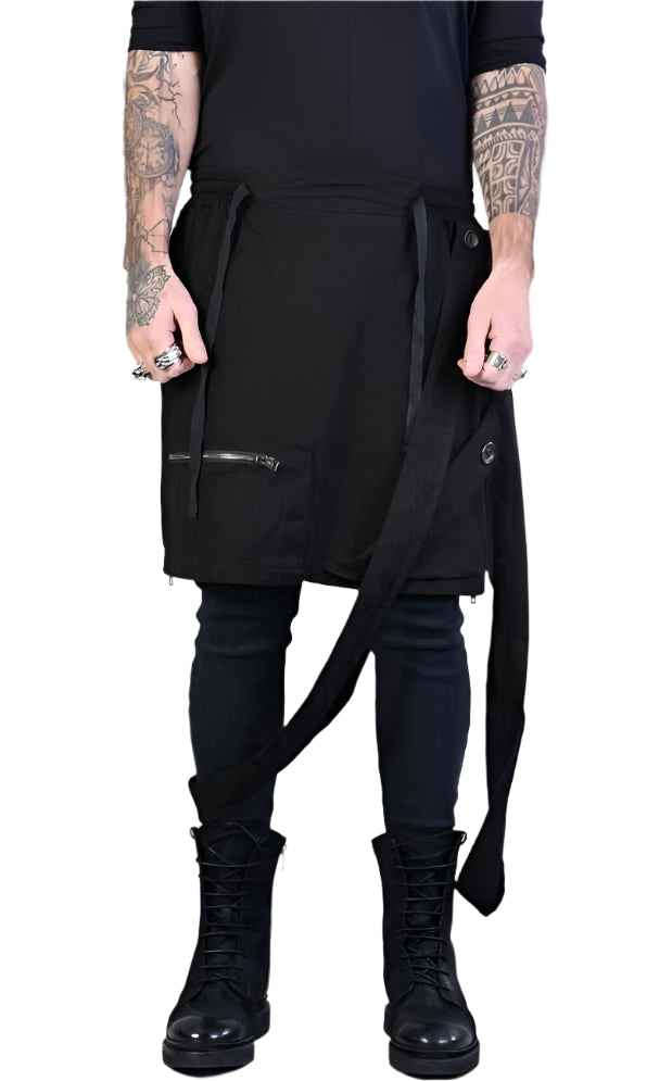 A33B LM018 black Pants Panel Unisex