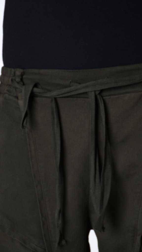 A33B LM19125 TROUSER Cargo Cotton Stretch Dyed Hot Green