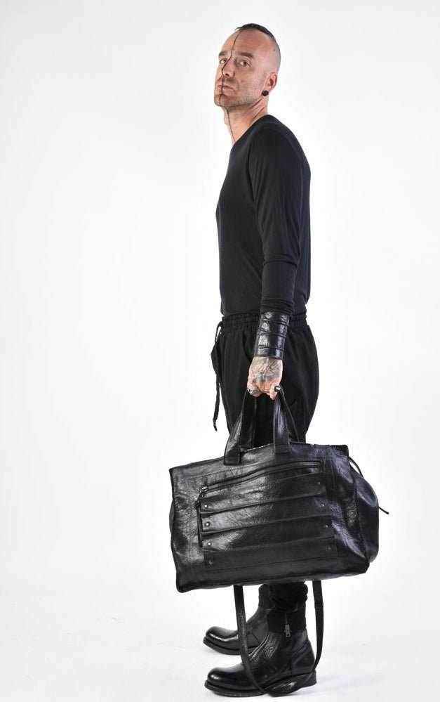 A33I LM16824 Black Premium Leather Bag – Italian Unisex