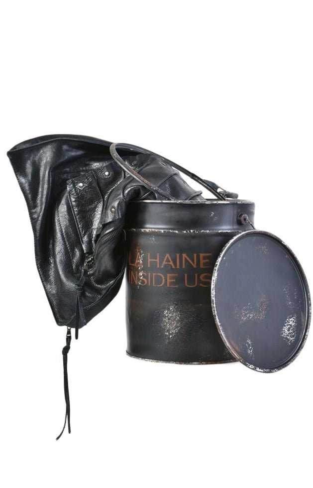 A33I LM16924 Black leather bag