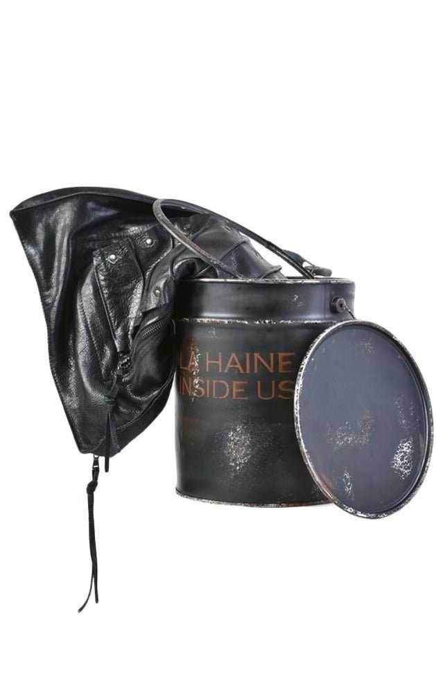 A33I LM16924 Black 100% Vera Pelle Leather Bag – Italian Unisex