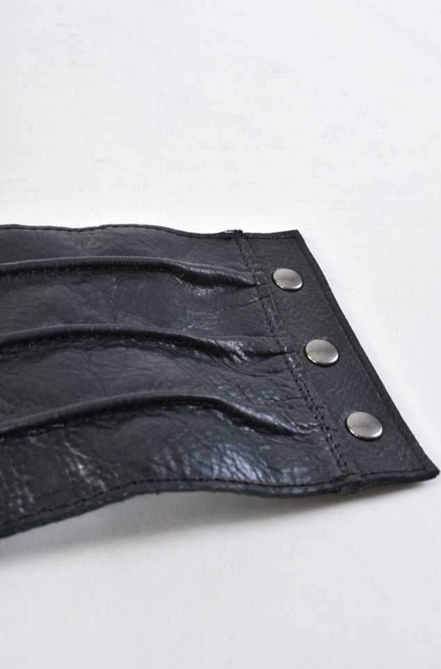 A33I LM17224 Black Leather Bracelet