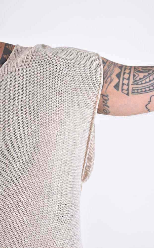 A33M LM09524 TANKTOP Regular without Print Sand