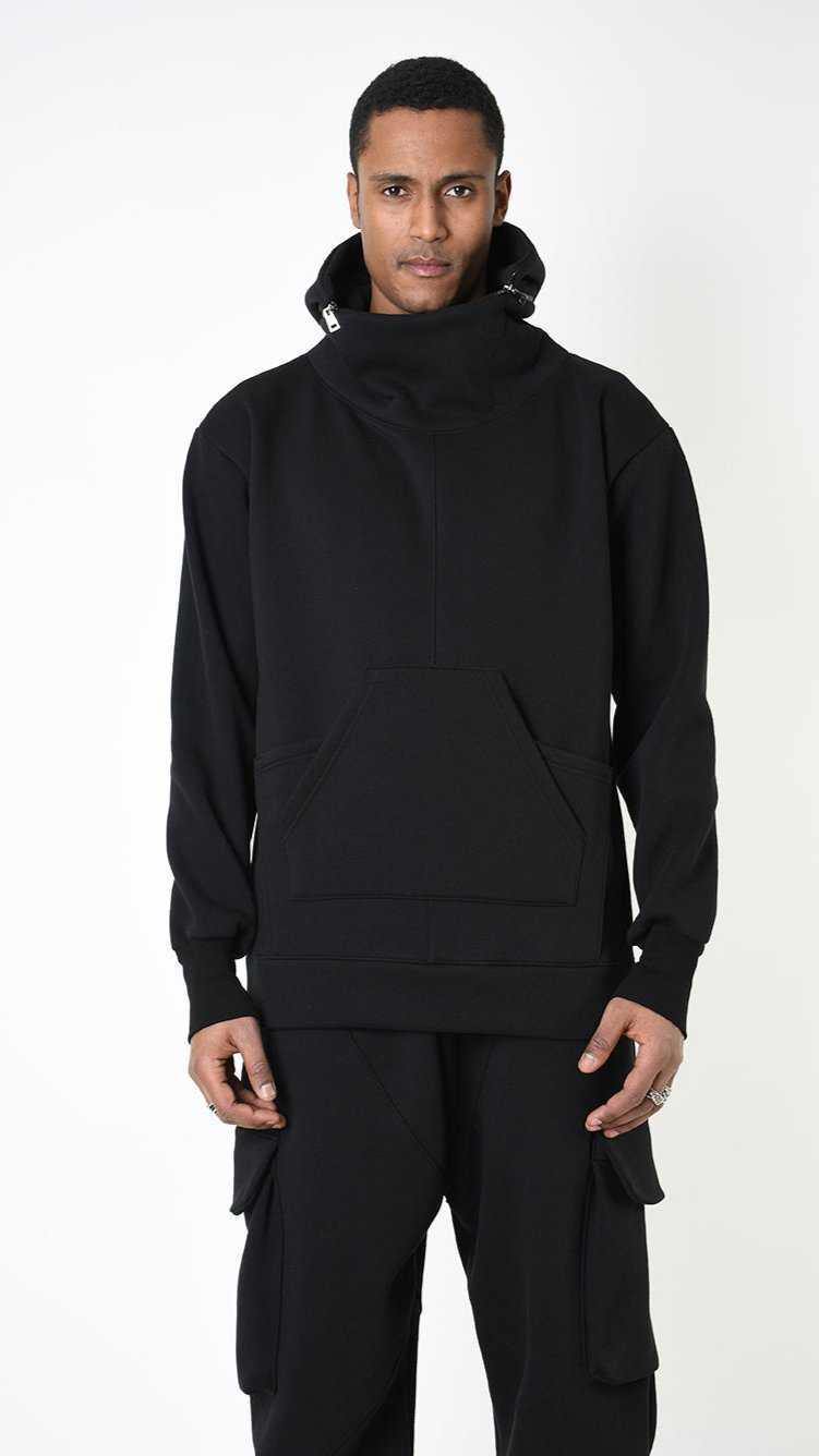 A33M LM20125 FLEECE Comfort Polycotton Gauze 980gr. UNISEX U Black