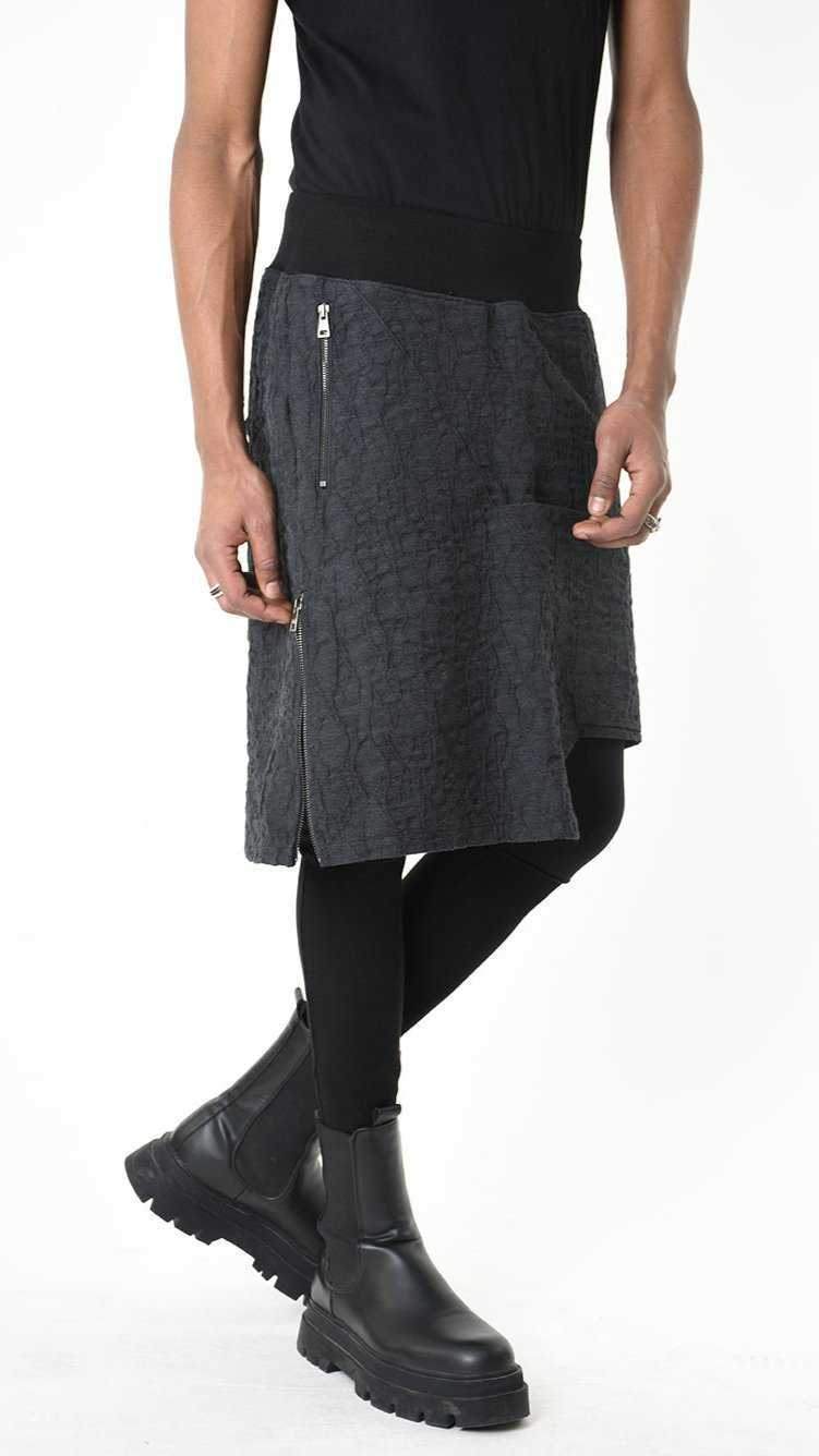 A33M LM20925 TROUSER Fleece & Cotton Jacquard 307gr. UNISEX U Grey