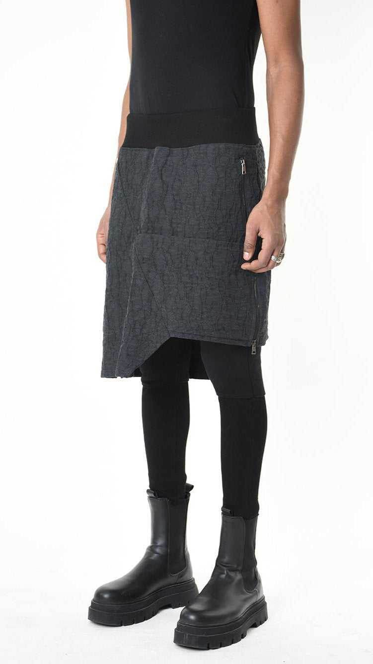 A33M LM20925 TROUSER Fleece & Cotton Jacquard 307gr. UNISEX U Grey