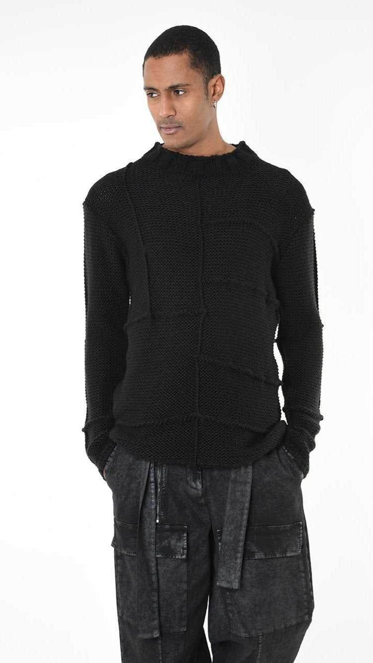 A33M LM280 SWEATER Regular Thikness 3 Black - Green - Grey