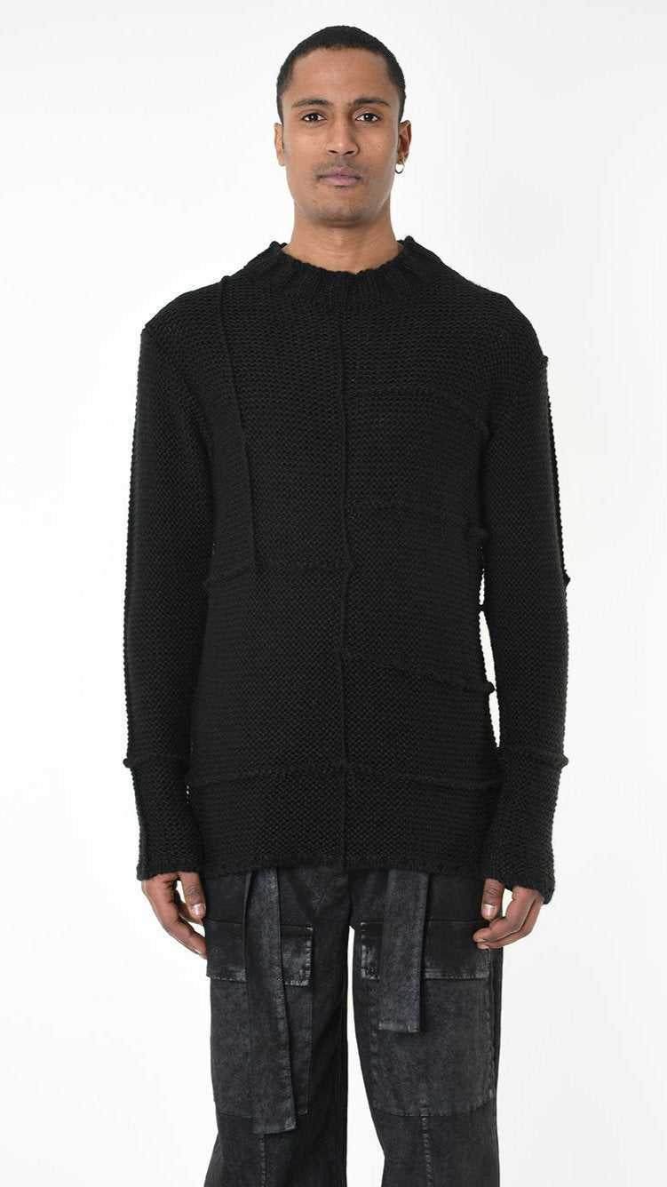 A33M LM280 SWEATER Regular Thikness 3 Black - Green - Grey