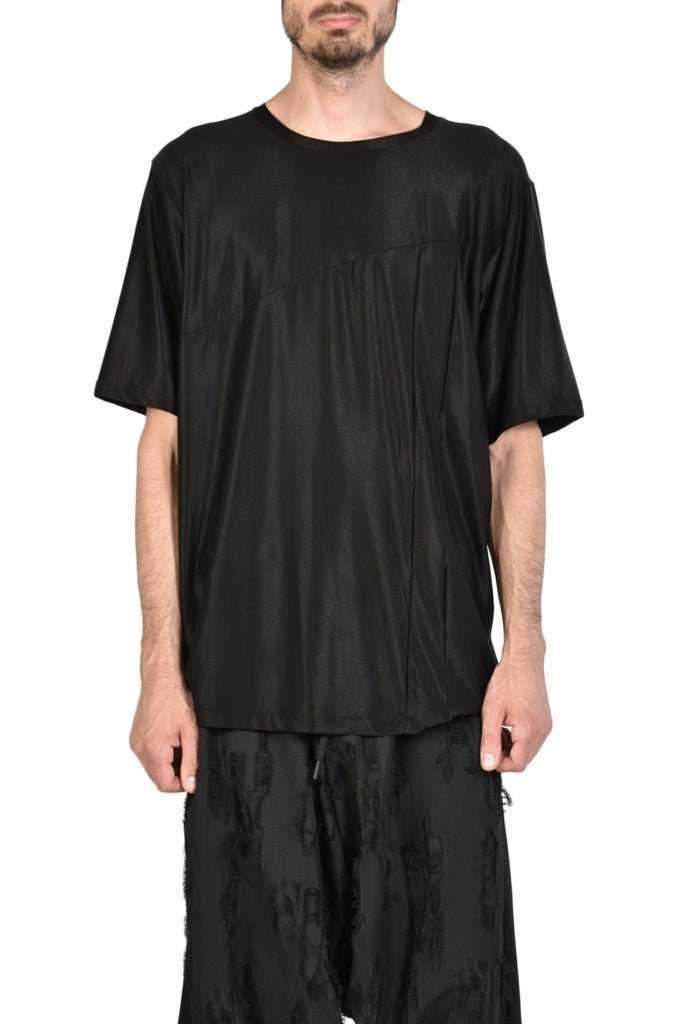 A33M ODICUL23 BLACK oversize t-shirt man