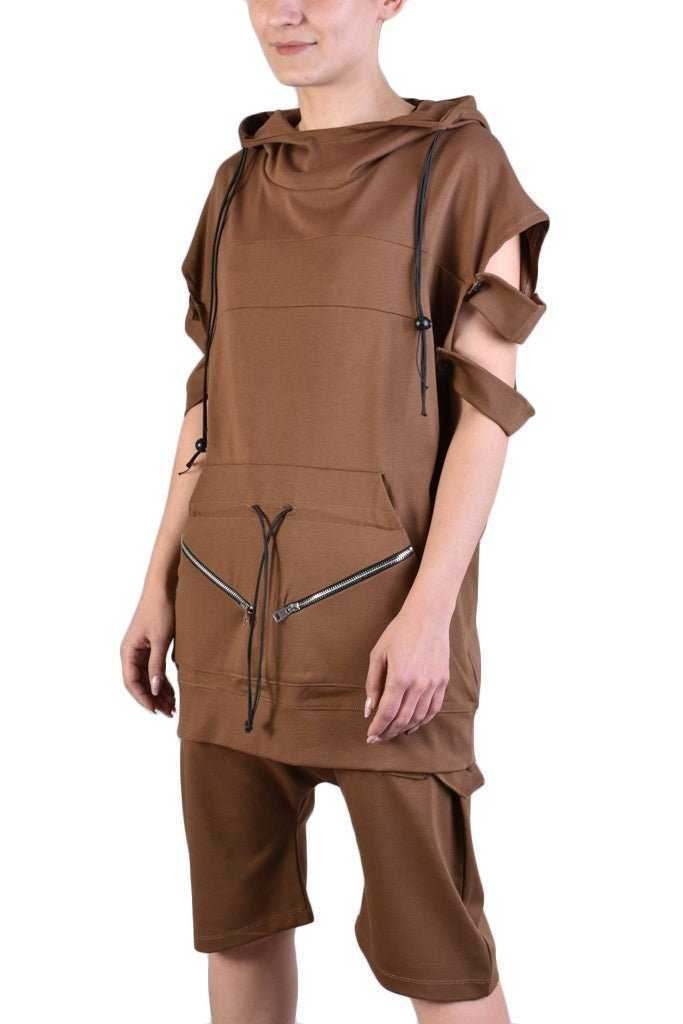 A33M POETI23 CARAMEL woman dress