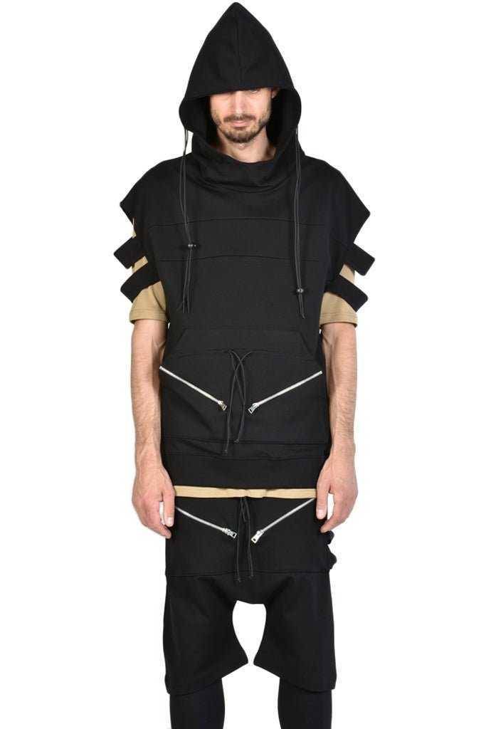 A33M POETI23 Mens Black Sweatshirt