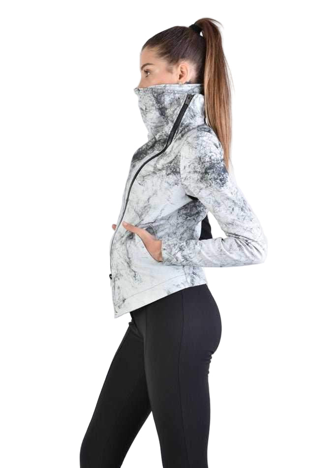 A33O LM17324D Creme Leather Jacket