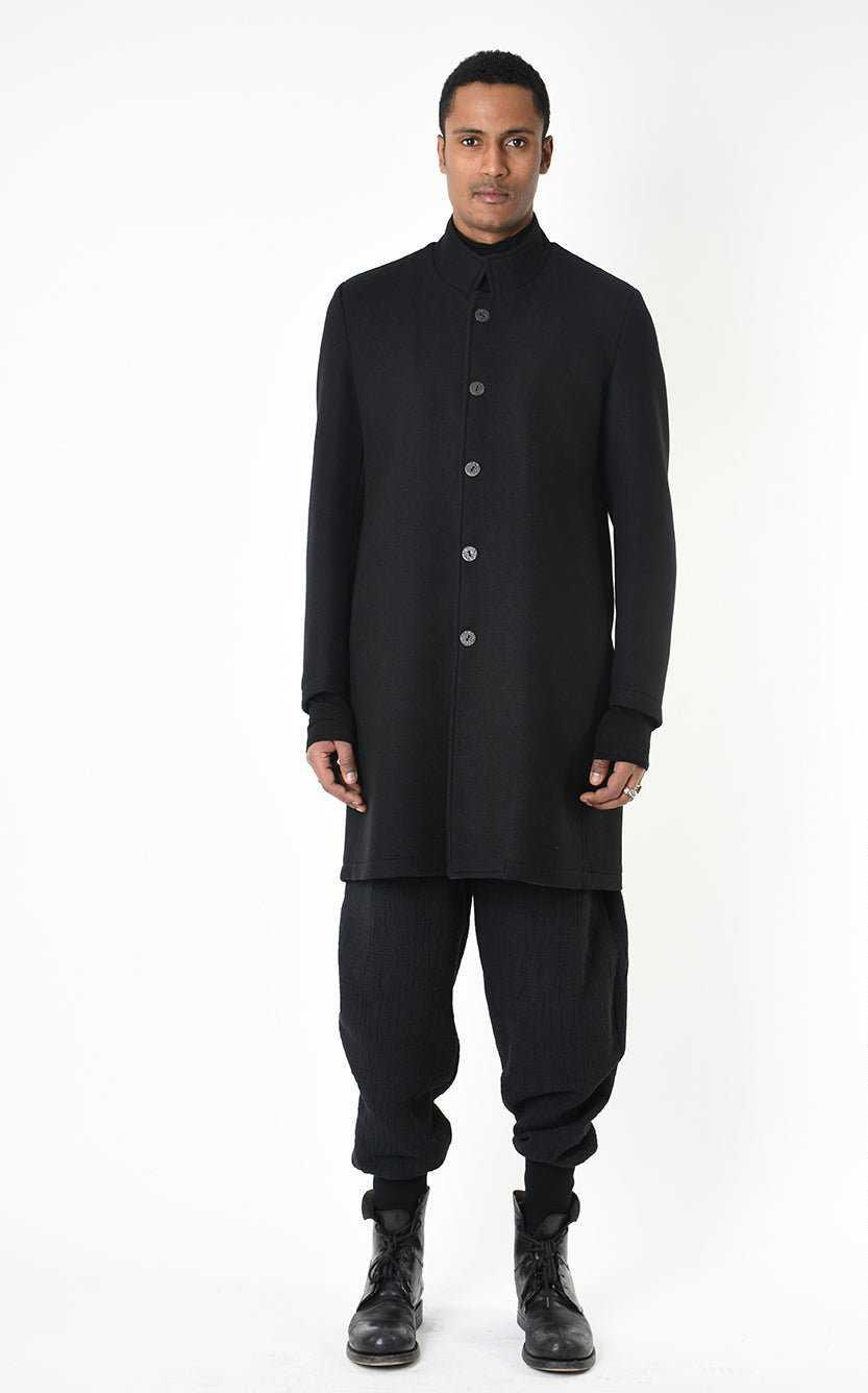 A33P LM23825 COAT Regular Woven Cloth Black