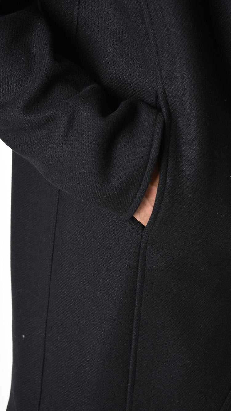 A33P LM23925 COAT Comfort Woven Cloth Black