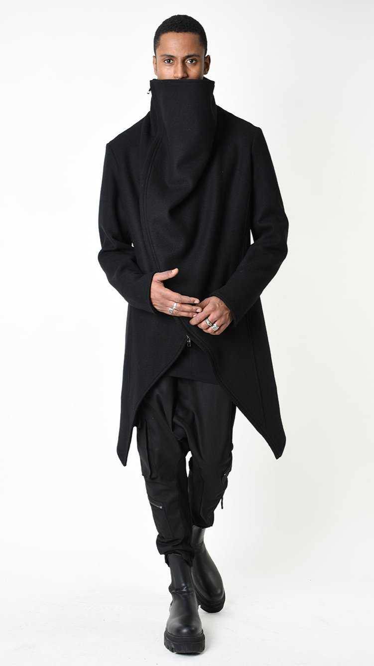 A33P LM23925 COAT Comfort Woven Cloth Black