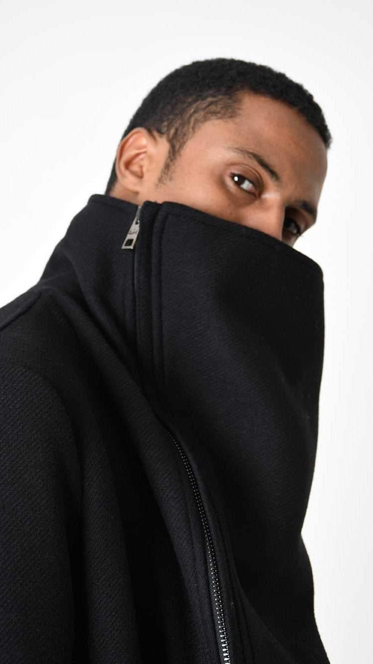 A33P LM23925 COAT Comfort Woven Cloth Black