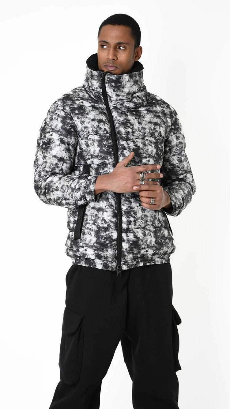 A33P LM24125 DOWN JACKET Regular Nylon & Faux Fur Marmo