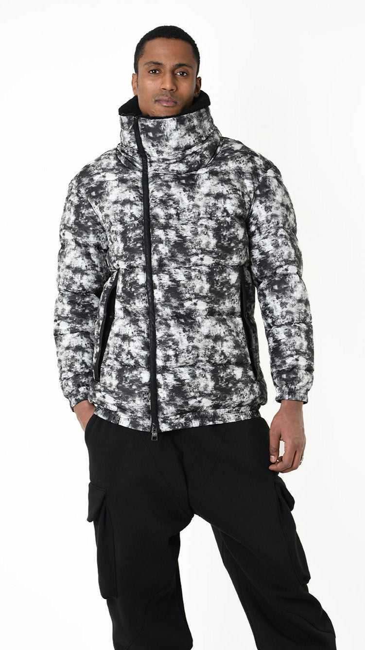 A33P LM24125 DOWN JACKET Regular Nylon & Faux Fur Marmo