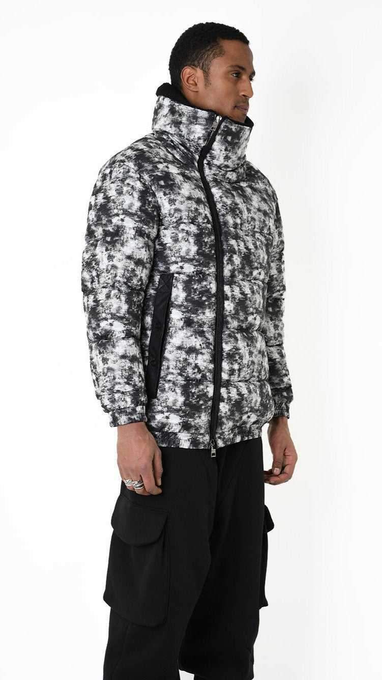 A33P LM24125 DOWN JACKET Regular Nylon & Faux Fur Marmo