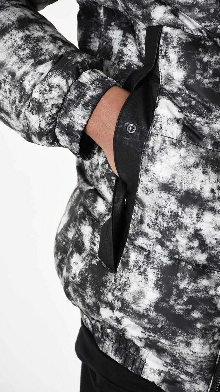 A33P LM24125 DOWN JACKET Regular Nylon & Faux Fur Marmo