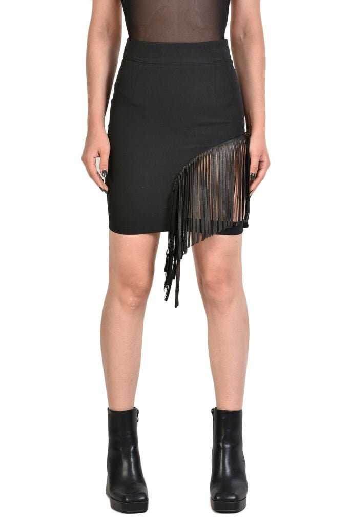 A34B ALEXIA23 BLACK Techno Stretch Skirt