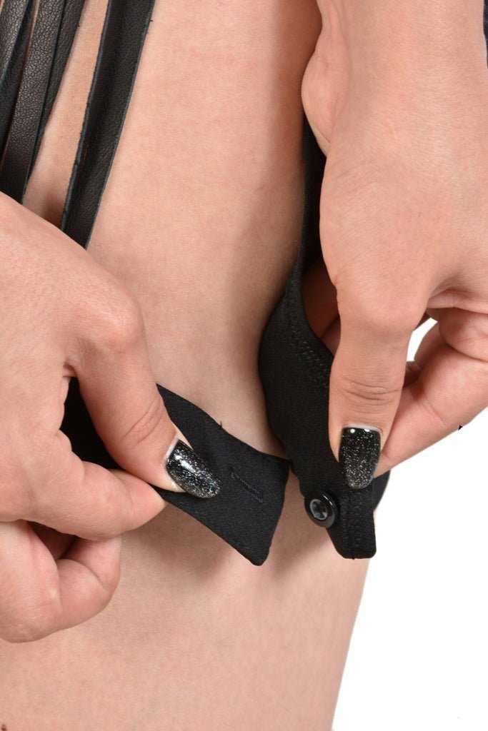 A34B ALEXIA23 BLACK Techno Stretch Skirt