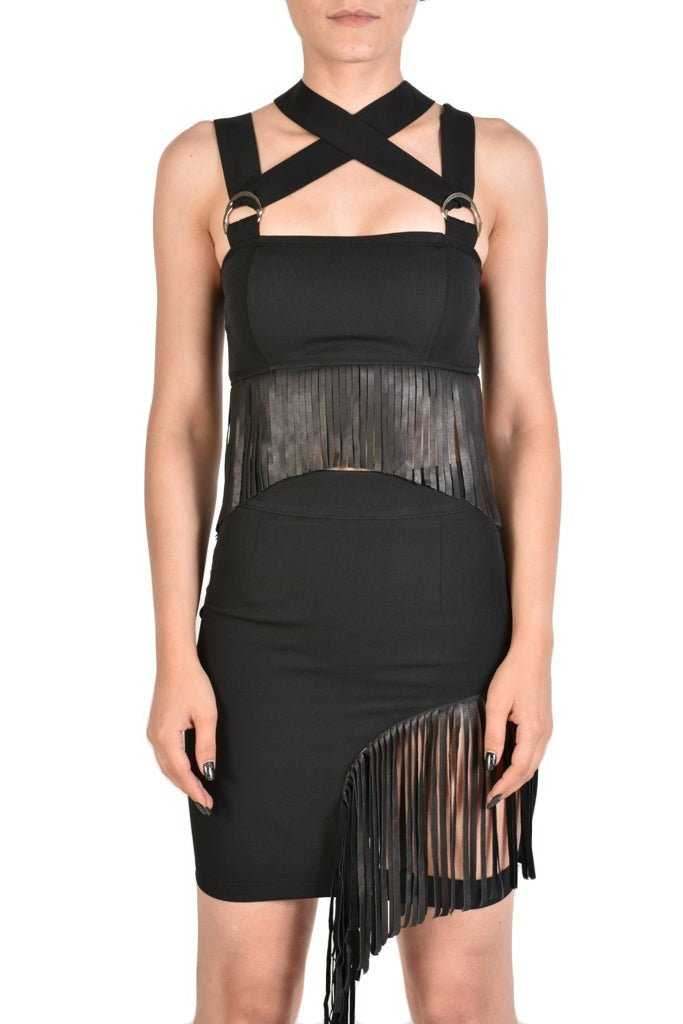 A34B AZURE23 BLACK techno stretch top