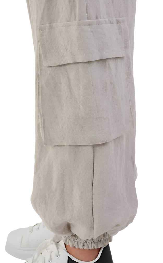 A34B LW70224 Trouser Linen Viscose Sand