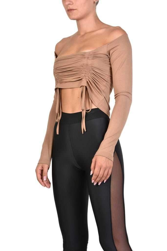 A34J SUSAN23 BEIGE Top woman