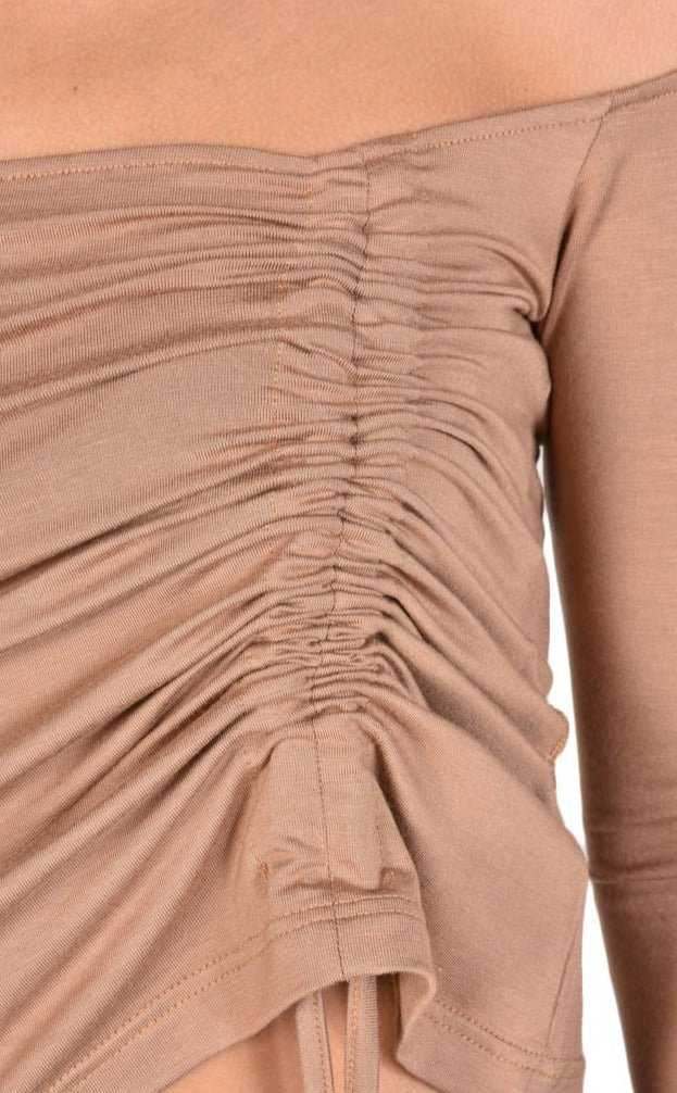 A34J SUSAN23 BEIGE Top woman