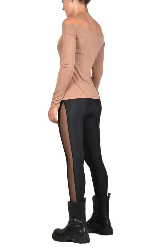 A34J SUSAN23 BEIGE Top woman