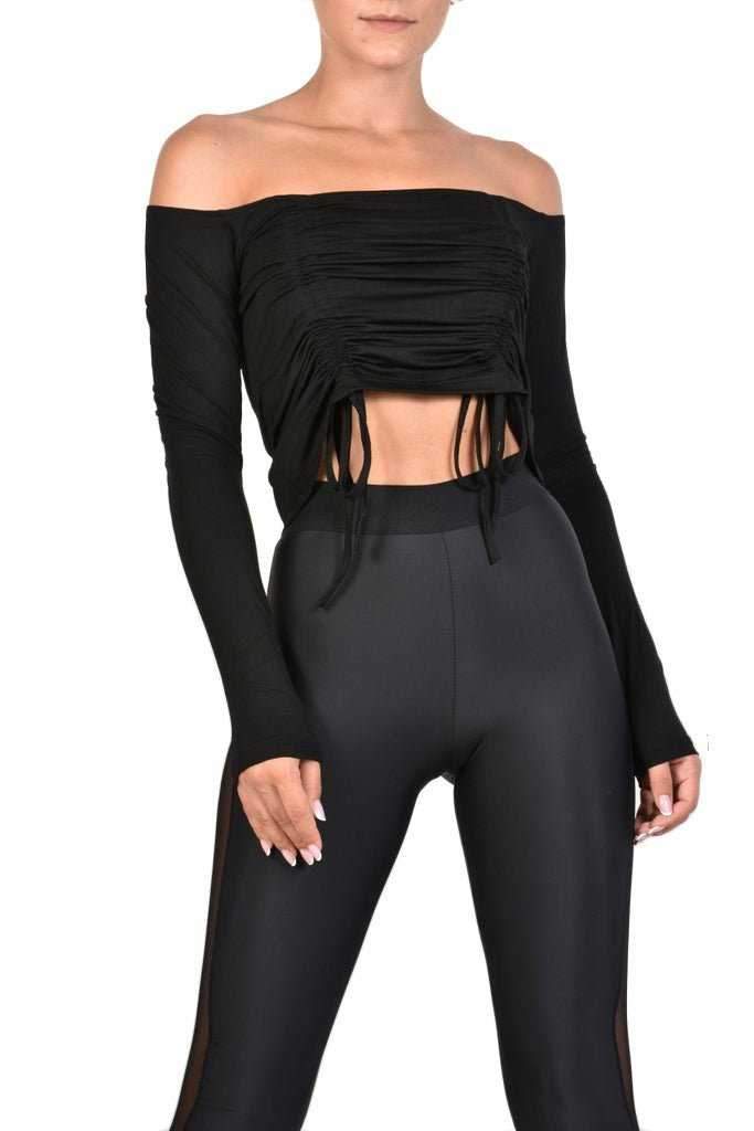 A34J SUSAN23 BLACK Top Woman