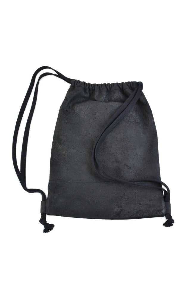 A34O LW76024D Black Leather Bag