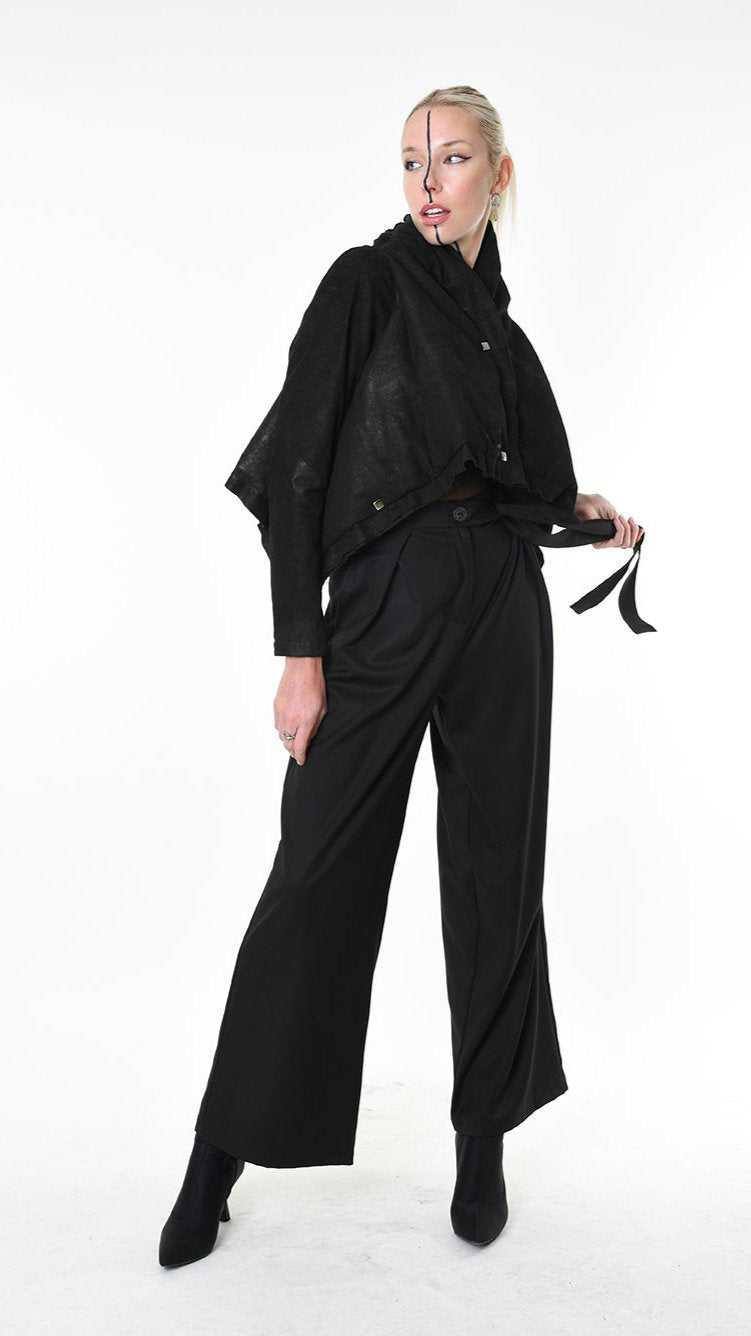 A34O LW89525 DOWN JACKET 120.gr Padded Vegetable-tanned Leather Black