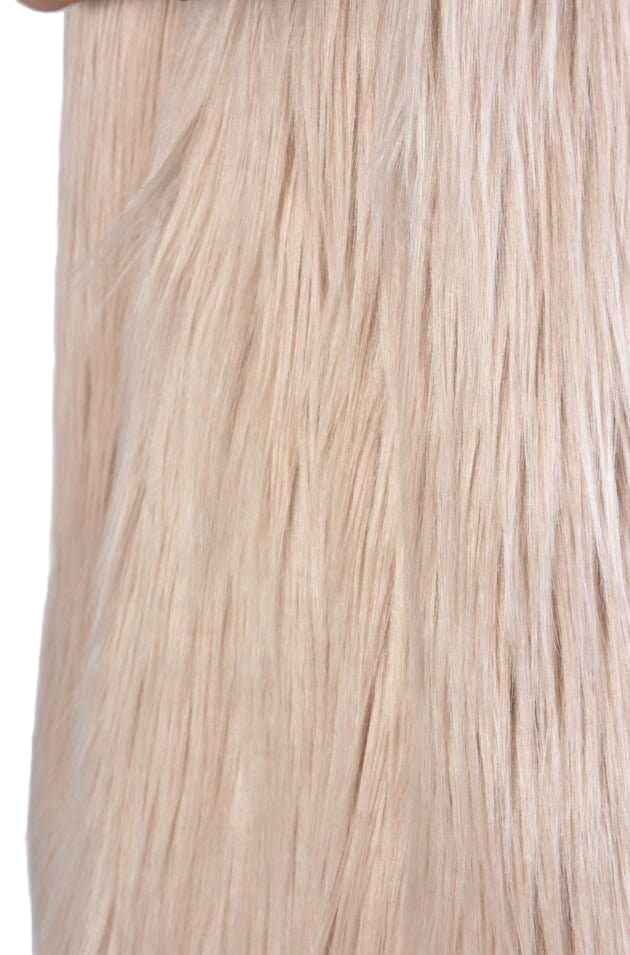 A34Q LW527 Lined Faux Fur Sleeveless Coat – Sand