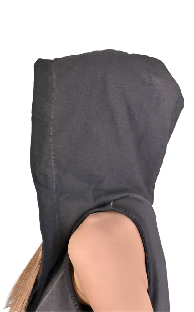 A34V LW57123 SAND Sleeveless Stretch Fleece Dress