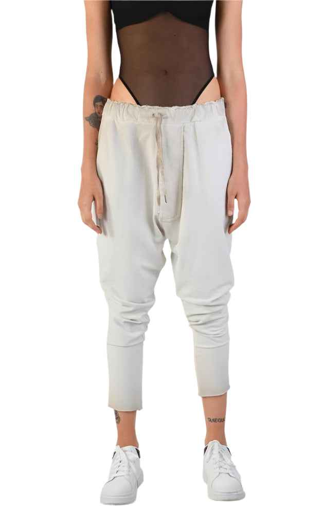 A34V LW74424 Over Low Crotch Fleece Stretch Dyed Sand