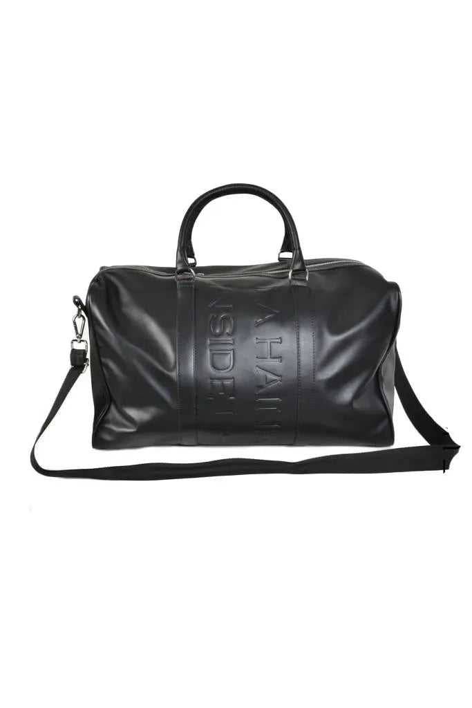 A38L PRICOS23 BLACK lasered nappa leather bag