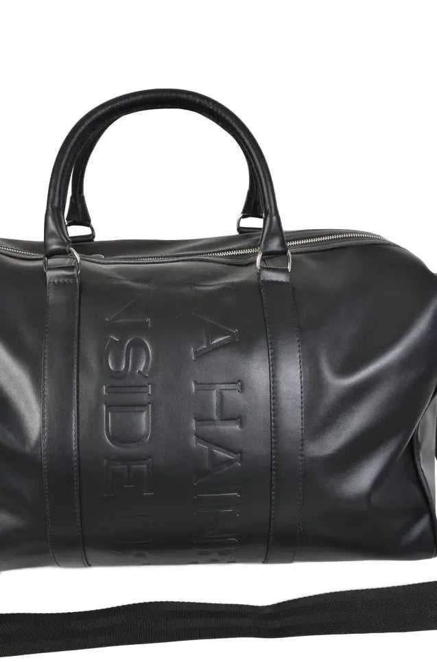 A38L PRICOS23 BLACK lasered nappa leather bag