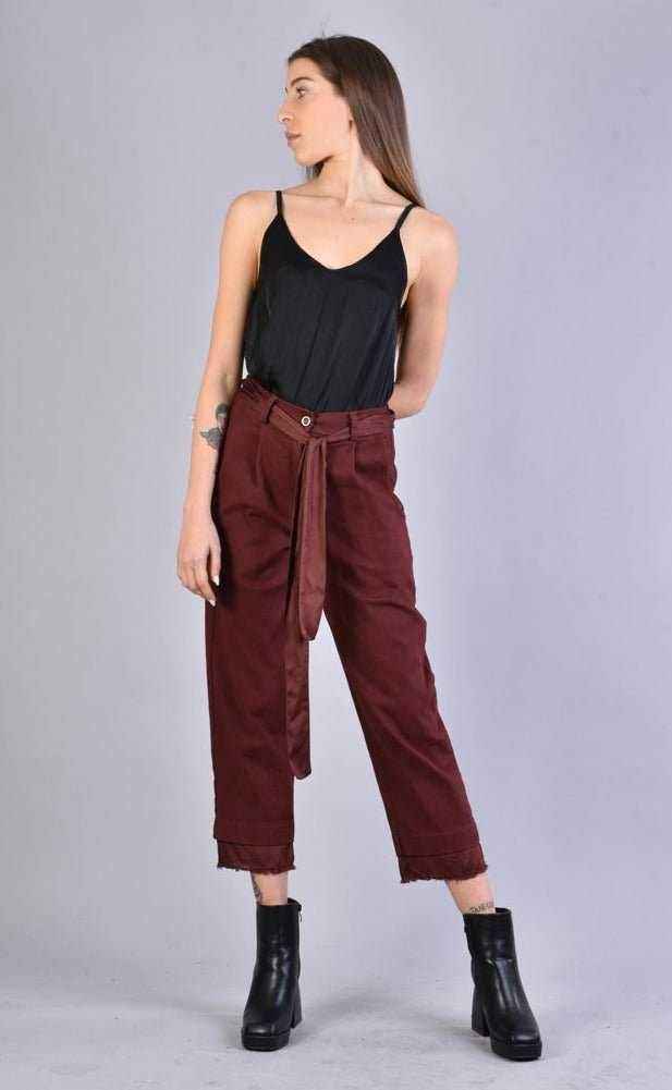 A39B SM16325 BLOOD Gabardine Trouser
