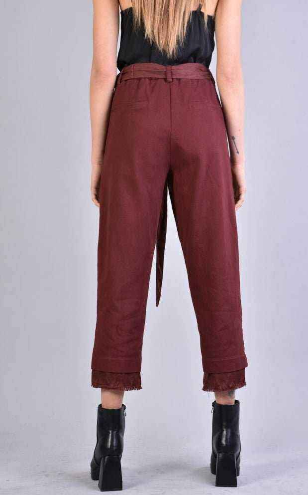 A39B SM16325 BLOOD Gabardine Trouser