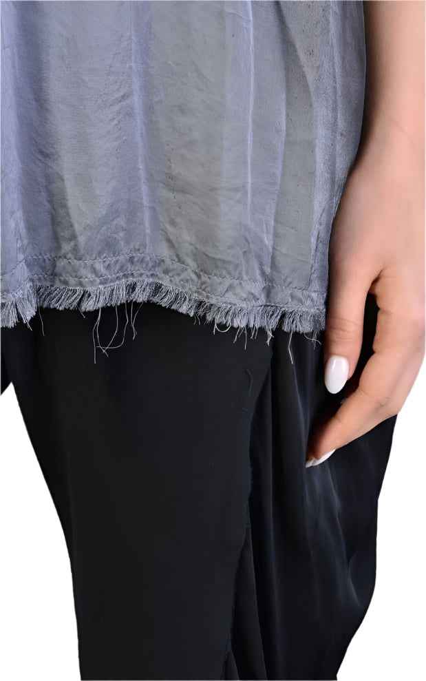 A39B SM188 GREY Satin Degrade Tank Top