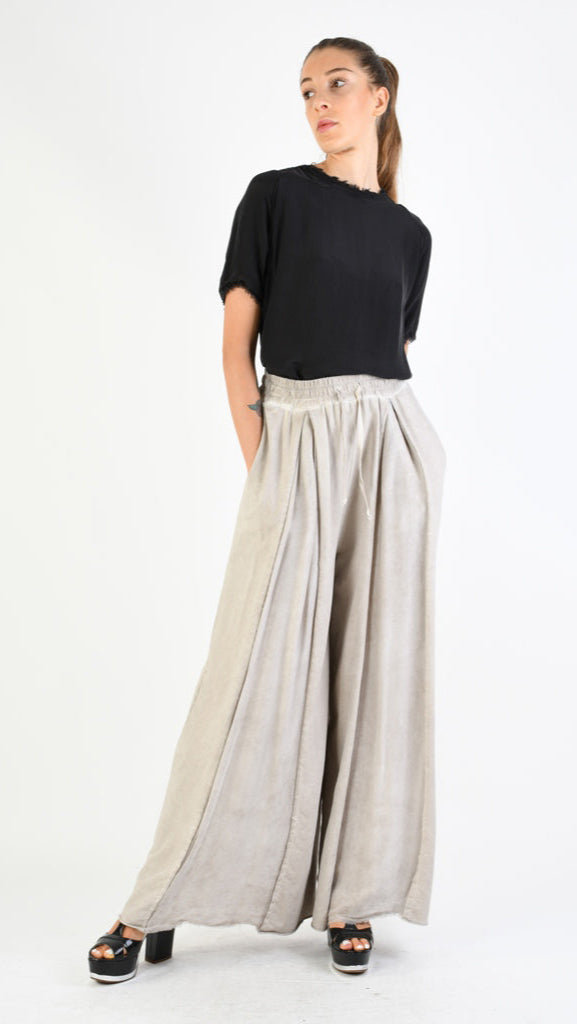 A39B SM27925 Desert Cotton & Viscose Silk Fleece PANTS