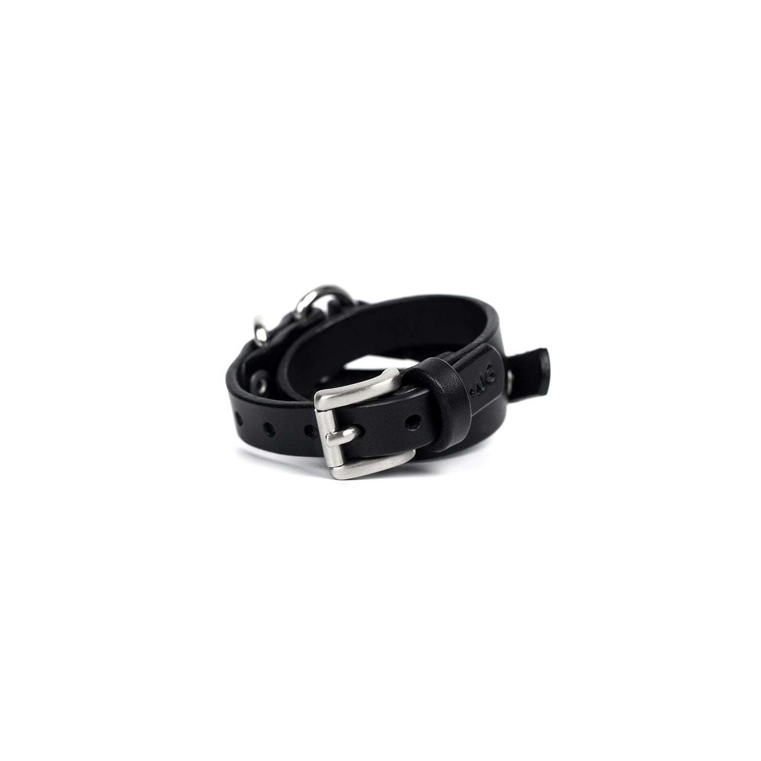 A3TEPHRA 1723 BLACK leather cuff