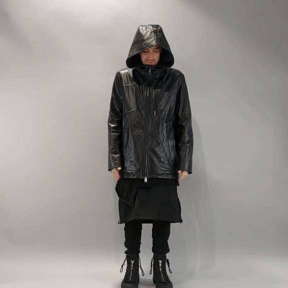 LM005 Leather sport jacket for men