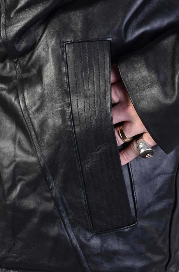 LM005 Leather sport jacket for men