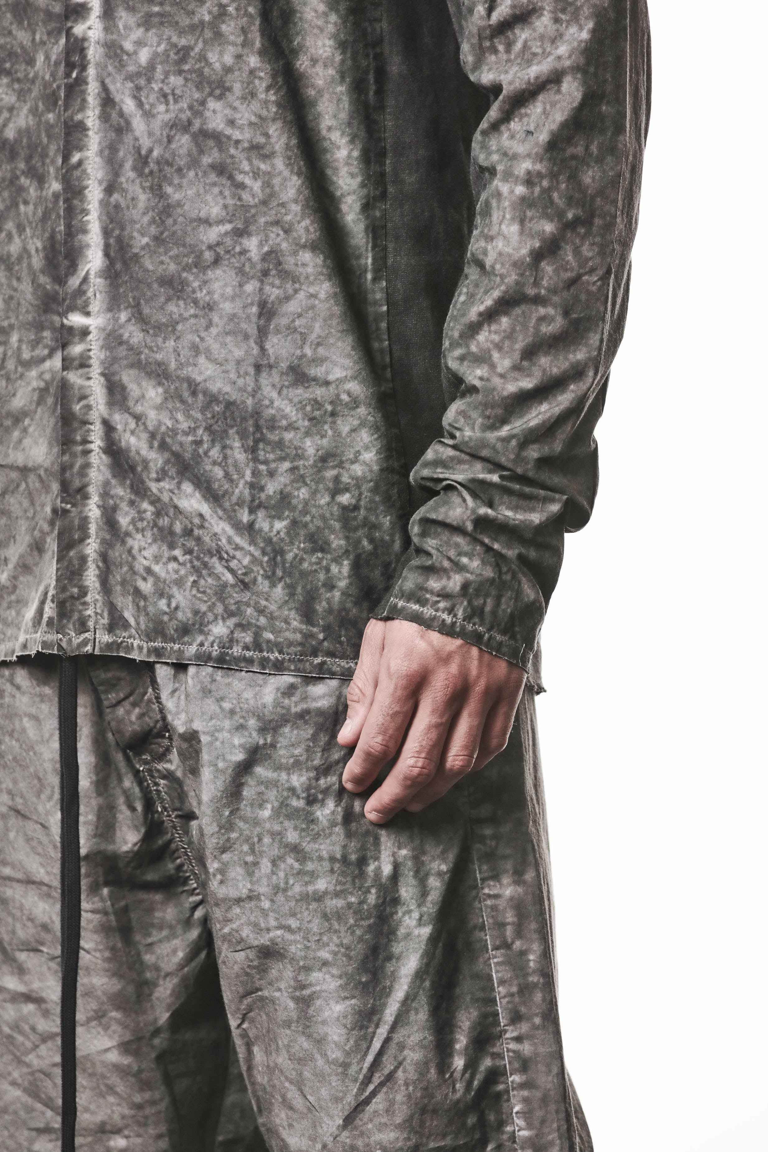 THOM KROM M H 178 Vegetal Black Men's Shirt | Organic Cotton Portuguese